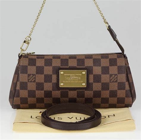 louis vuitton eva clutch damier